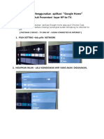 PANDUAN Menggunakan Aplikasi "Google Home" Untuk Presentasi Layar HP Ke TV