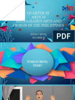 Quarter Iii Arts 10: Media-Based Arts and Design in The Philippines