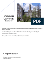 Dalhousie University Halifax, NS