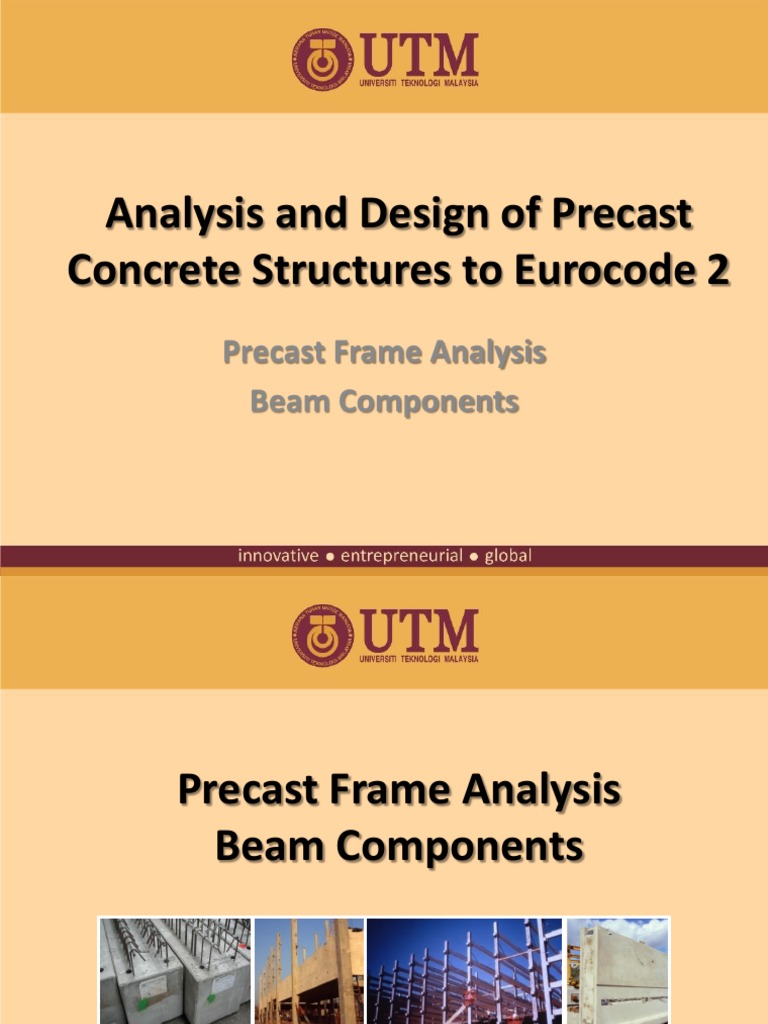 Analysis and Design of Precast Concrete Structures To Eurocode 2 | PDF ...