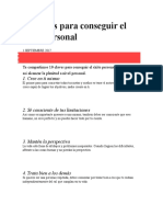 10 Claves Paa Conseguir El Exito