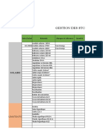 Gestion Des Stocks: Solaire