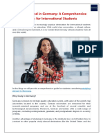 Study Abroad in Germany: A Comprehensive Guide For International Students
