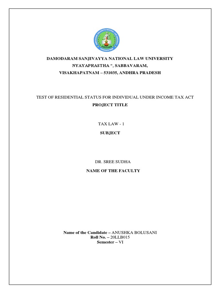 tax-law-1-project-pdf-income-tax-taxes