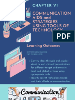 Communication AIDS and Strategies Using Tools of Technology
