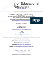 Self-Efficacy Beliefs in Academic Settings - Frank Pajares 1996