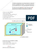 La Puissance À Installer Pour Monter en Température