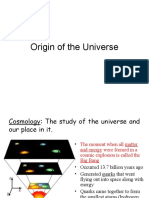 Origin of The Universe