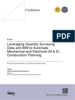Leveraging Quantity Surveying Data and BIM To Automate Mechanical and Electrical (M & E) Construction Planning