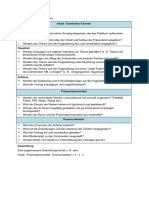 Checkliste Für Präsentationen