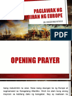 Paglawak NG Kapangyarihan NG Europe: Bb. Rhizza Mae Hitosis