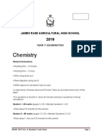 JRAHS 2019 Chemistry Exam Review