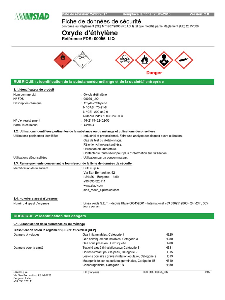 Acide nitrique 65% AGR ISO