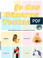 Jogo Dos Jogo Dos Gêneros Gêneros Textuais Textuais