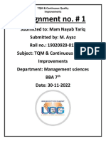 Muhammad Ayaz-012-Assignment 3-TQM