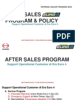 Aftersales Programe & Policy