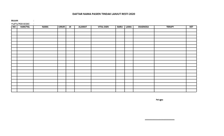 Form Resti | PDF