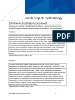Aviation Research Project - Methodology - 2022