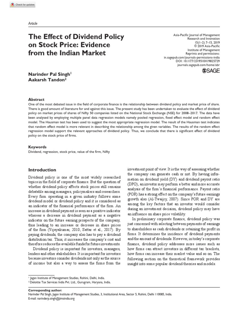 the-effect-of-dividend-policy-on-stock-price-evidence-from-the-indian