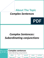 Complex Sentences Explained