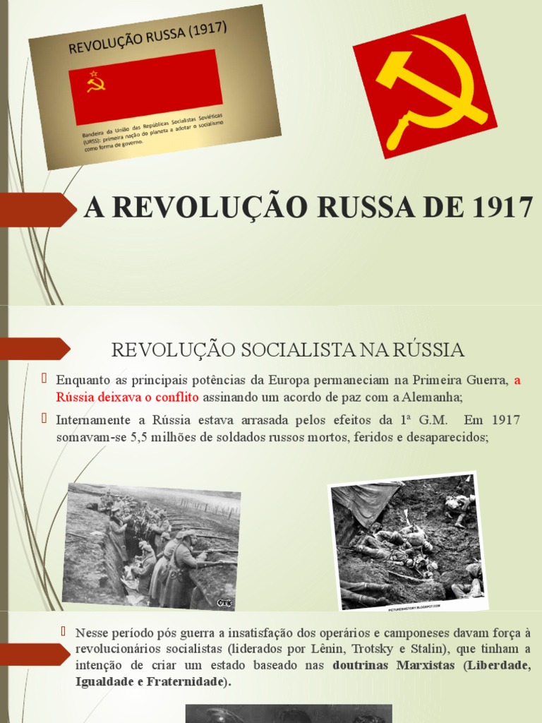 A Revolução Russa de 1917 | PDF | Nicholas II da Rússia | Vladimir Lenin