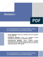 Mediation Terms and Mediator Ethics