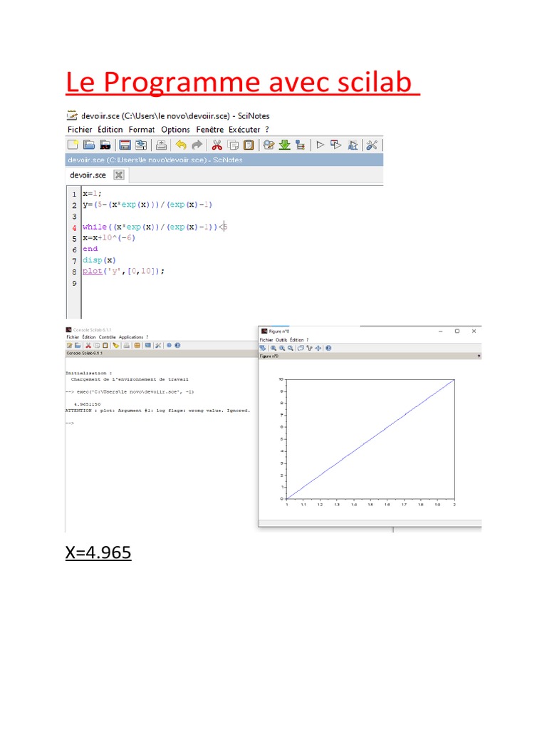 le-programme-avec-scilab-devoir-pdf