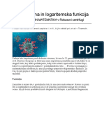 Eksponentna in Logaritemska Funkcija: KORONAVIRUS IN MATEMATIKA V Rokusovi Centrifugi