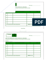 Template Nota Microsoft Word - Green Purworejo