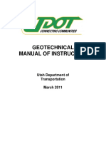Geotechnical Manual of Instruction UTAH