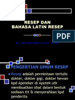 P4-Resep Dan Bahasa Latin Resep