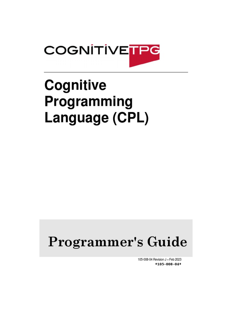 105-008-04 Rev J CPL Prog Guide | PDF | Power Supply | Electromagnetic ...