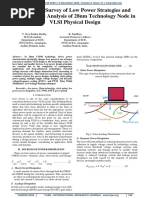 Literature Survey of Low Power Strategies and