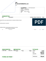 Factura: A/ 20231000 Marketing Central de Exterior SL 23