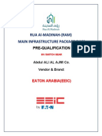 Rua Al-Madinah - (Ram) Main Infrastructure Package (Mip) : Pre-Qualification