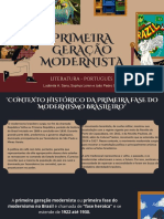 Primeira Geração Modernista: Contexto Histórico e Características Literárias