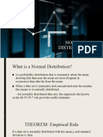 Normal Distribution of Something