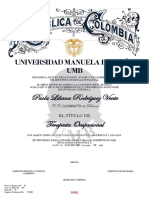 Diploma Umb