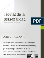 Teorías de La Personalidad