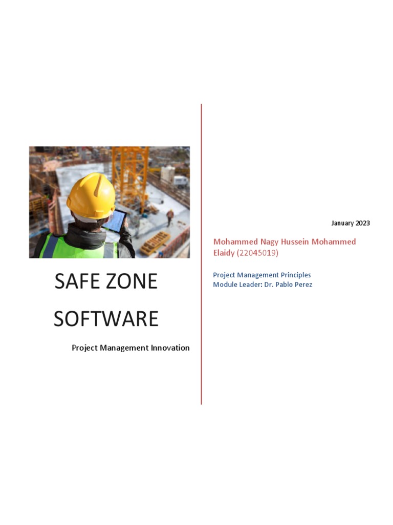 Safe Zone Software for Construction Safety | PDF | Occupational Safety ...
