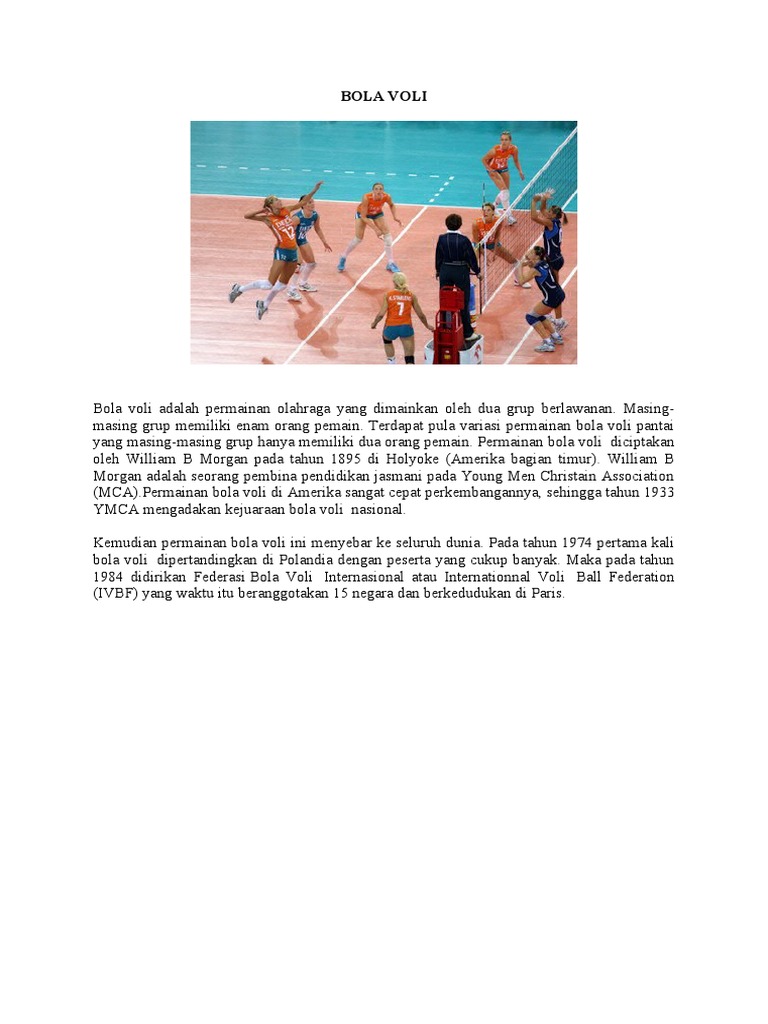 Bola Voli Kliping | PDF