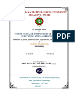 VTU internship report on major components of 220kV substation and maintenance