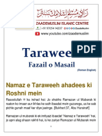 Masail e Taraweeh