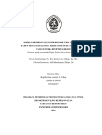 Asuhan Keperawatan Ginekologi Pada Nn. N Usia 18 Tahun Dengan Diagnosa Medis Stricture and Atresia of