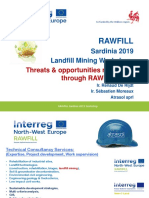 Landfill Mining Workshop: Measuring Threats & Opportunities through RAWFILL ELIF