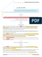 Ley 62 de 1993 Normas Sobre La Policia Nacional