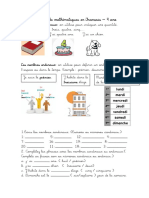 Mathématiques en Français - LES NOMBRES ORDINAUX ET CARDINAUX