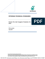 Petronas Technical Standards: Passive Fire and Cryogenic Protection For Structural Steel