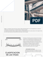 Diseño estructural de vigas: clasificación, fuerzas internas y diagramas