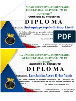 Diploma: Imbaquingo Sopalo Britany Lizeth